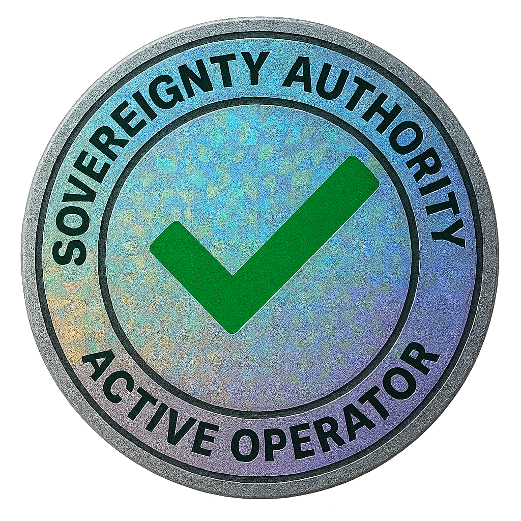 Sovereignty Gaming Authority Active Seal